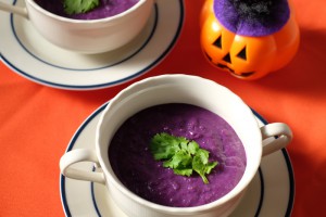 甘酒と紫芋のポタージュ